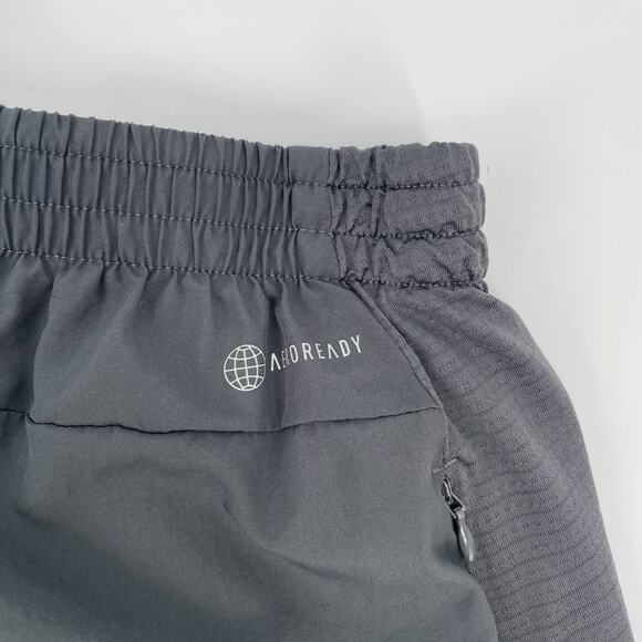 Adidas - Own The Run 7” Shorts Men’s Small Gray Brief Liner Reflective Aeroready - Picture 5 of 8